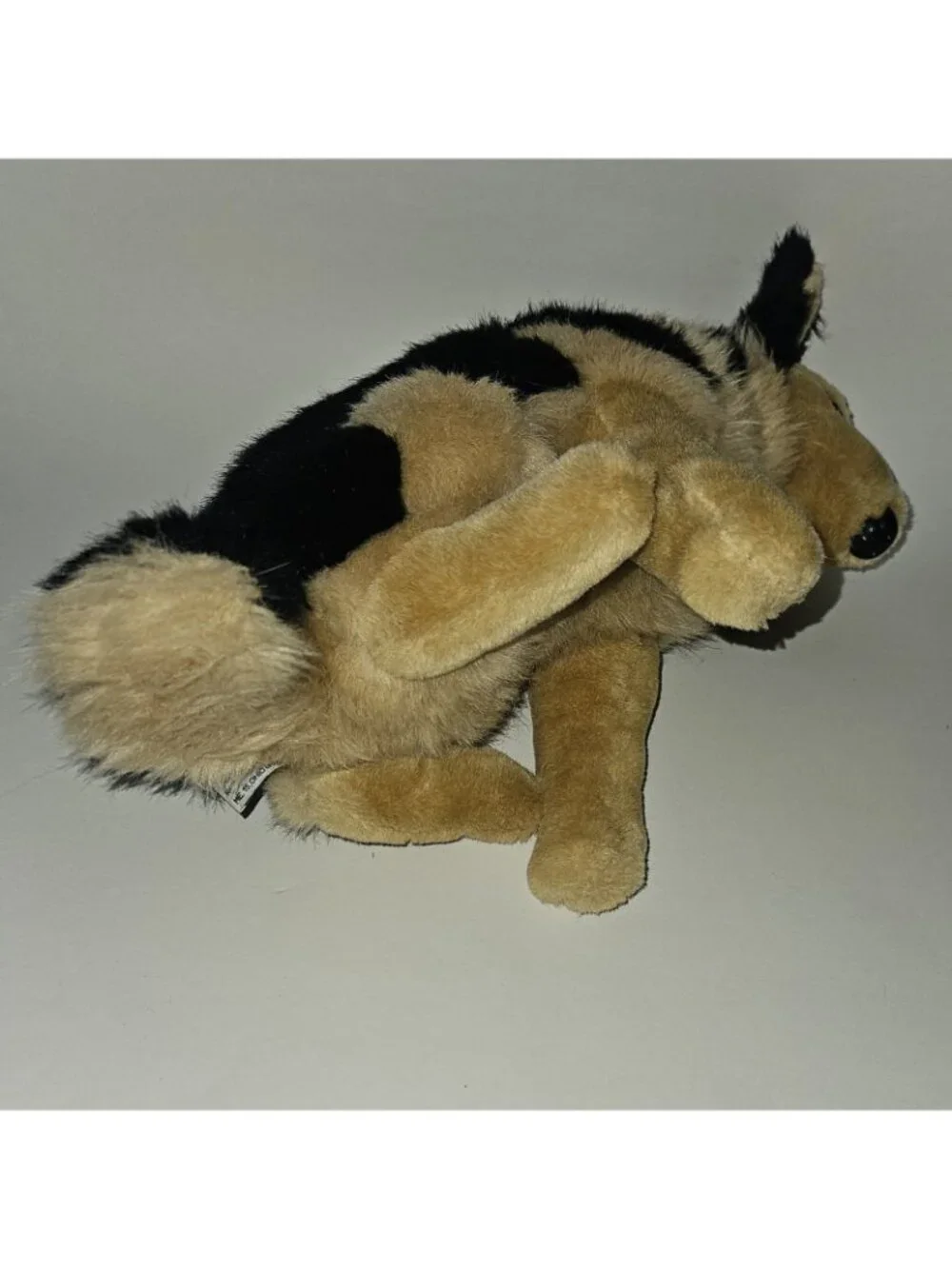 VTG 1992 Geoffrey Toys R Us Brown Black Dog Plush Realistic 11